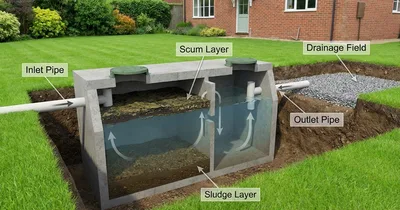 How a septic tank works